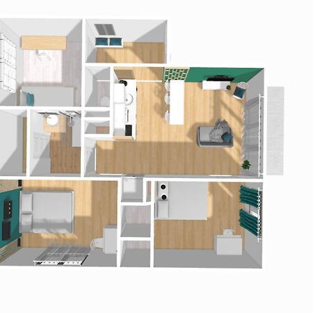 Home Ganusha Cosy 3 Chambres Parking Gratuit Balcon Гренобъл Екстериор снимка